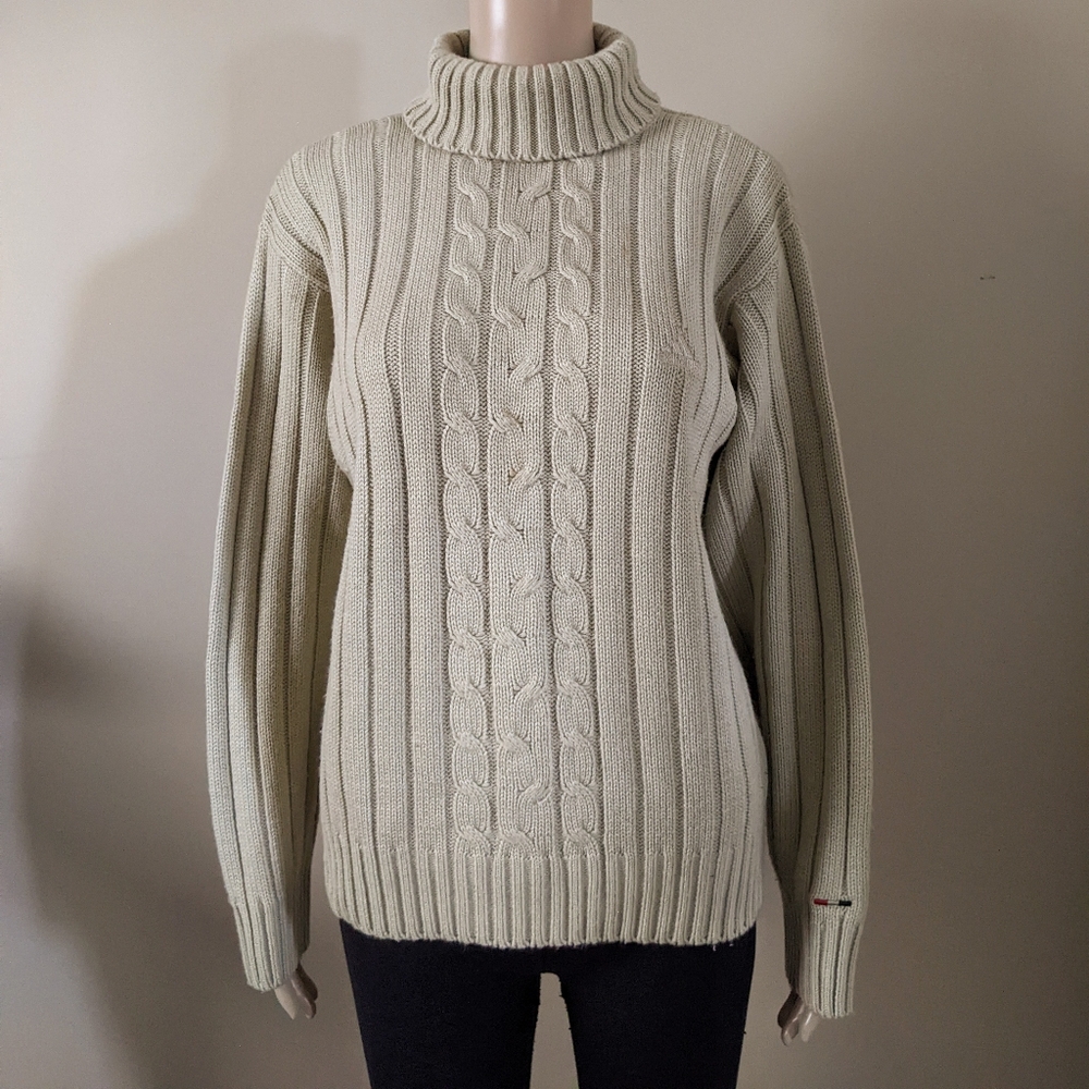 Adidas wool blend turtleneck sweater, size small